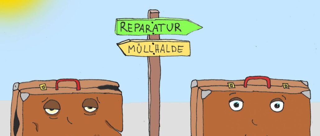 Koffer kaputt? Das Reparaturnetzwerk macht’s wieder gut!
