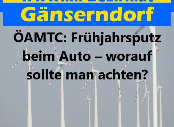 ÖAMTC: Frühjahrsputz beim Auto – worauf sollte man achten?
