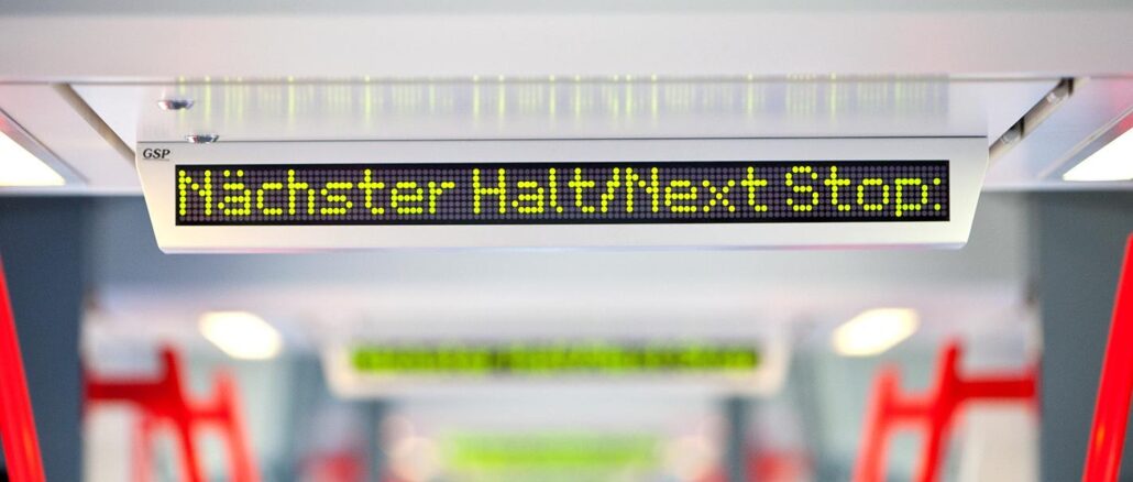 Talent Displayanzeige Nächster Halt-min