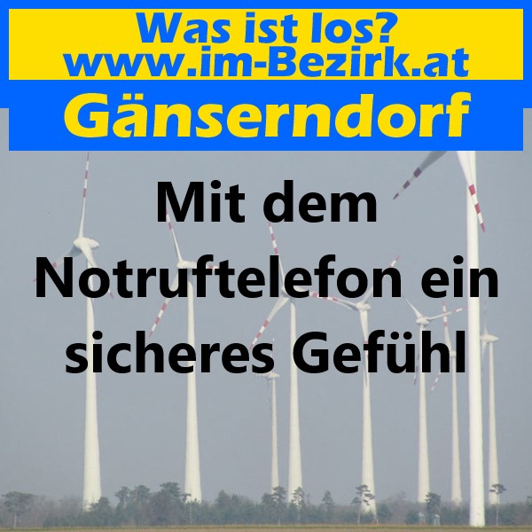 Mit dem Notruftelefon ein sicheres Gefühl