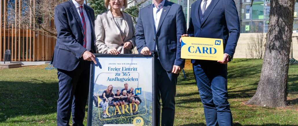 Niederösterreich-CARD startet in die 20. Saison