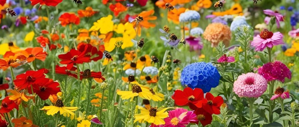 Blühende Vielfalt für Bienen: So gestalten Sie Ihren Garten bienenfreundlich
