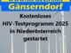 Kostenloses HIV-Testprogramm 2025 in Niederösterreich gestartet