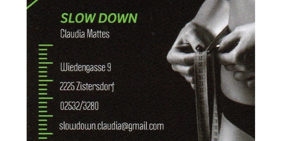 SlowDown Claudia Mattes SlowDown Claudia Mattes
