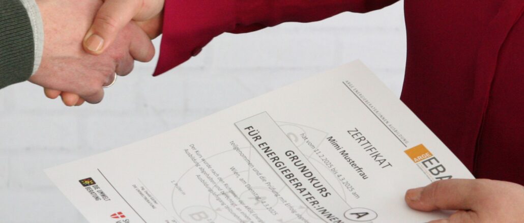 Kompetente Beratung fürs Sanieren: Kursstart am 5. Mai