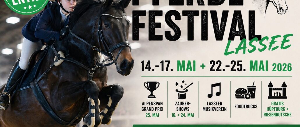 Pferdefestival Lassee 2026: Action, Shows & Spaß für die ganze Familie