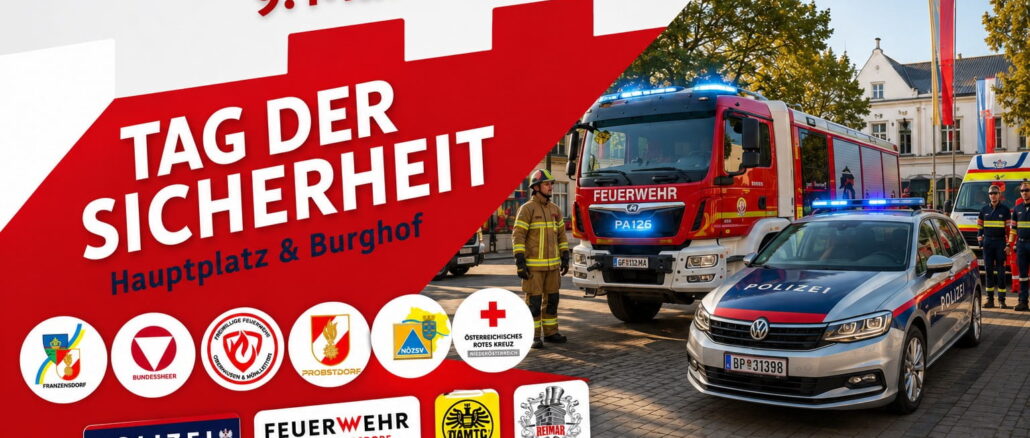 Tag der Sicherheit in Groß-Enzersdorf: Einsatzkräfte hautnah erleben
