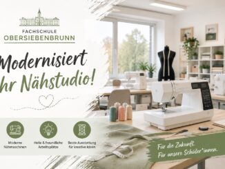 Fachschule Obersiebenbrunn modernisiert ihr Nähstudio