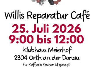 Willis Reparatur Café lädt zum gemeinsamen Reparieren nach Orth an der Donau ein