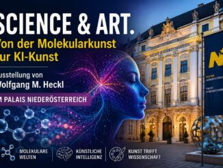 „SCIENCE & ART. Von der Molekularkunst zur KI-Kunst“: Ausstellung von Wolfgang M. Heckl im Palais Niederösterreich