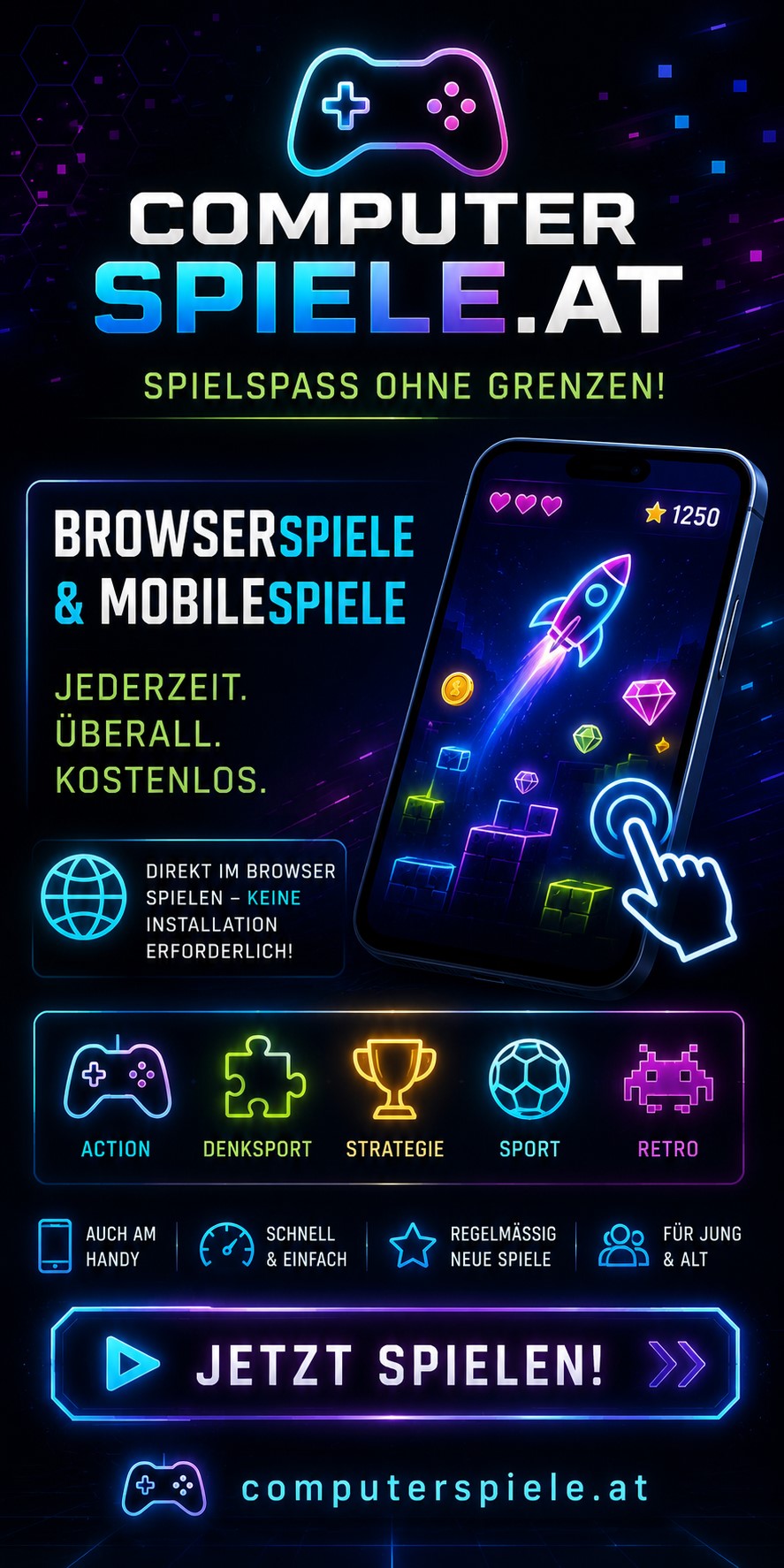 Spiele spielen und Spaß haben | Ohne Anmeldung & ohne Download spielen | Kostenlos auf Computerspiele.at spielen | Wir wünschen Euch viel Spaß bei uns! Tolle Spiele warten auf euch.